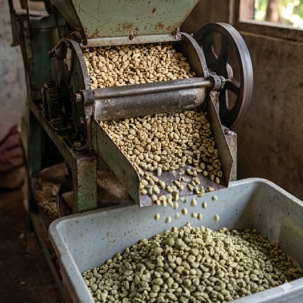 Drying coffee